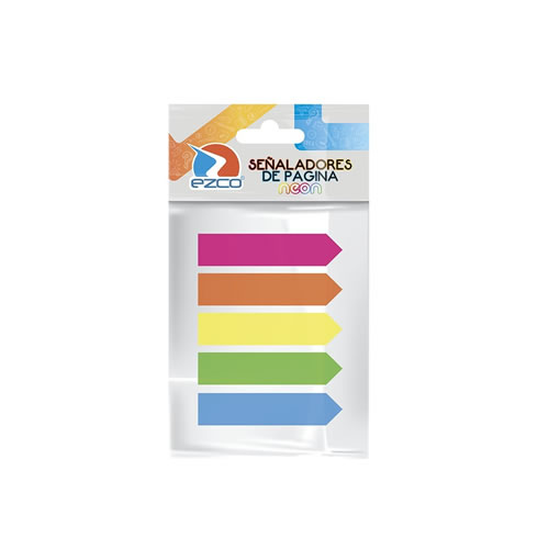 [980602] BANDERITAS EZCO NEON X100 HOJAS