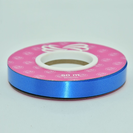 [00039AZU] CINTA PARA MOÑO LISA 12MMX50MTS AZUL