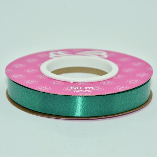 [00039VEI] CINTA PARA MOÑO LISA 12MMX50MTS VERDE INGLES