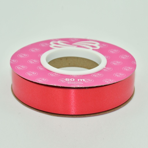 [00040ROJ] CINTA PARA MOÑO LISA 20MMX50MTS ROJO