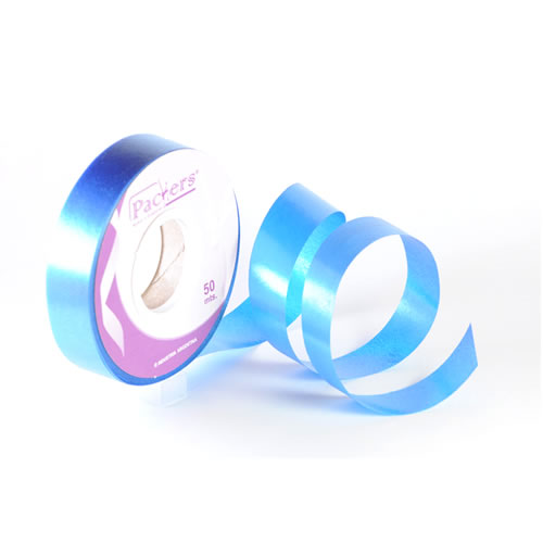 [00040AZU] CINTA PARA MOÑO LISA 20MMX50MTS AZUL