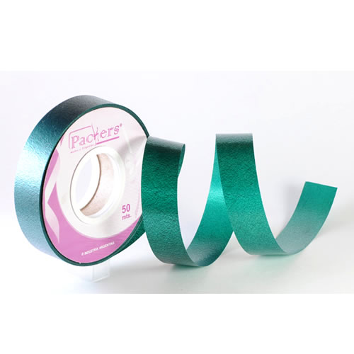 [00040VEI] CINTA PARA MOÑO LISA 20MMX50MTS VERDE INGLES