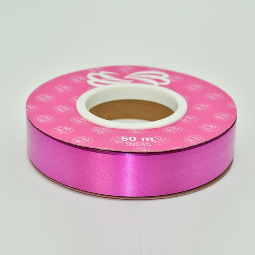 [00040FUC] CINTA PARA MOÑO LISA 20MMX50MTS FUCSIA