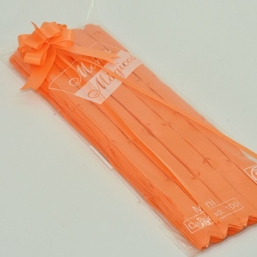 [00051NAR] MOÑOS MAGICOS Nº25 X100 NARANJA