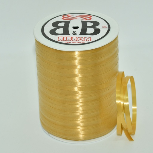 [00046DOR] CINTA PARA MOÑO LISA BOBINA 5MMX1000MTS DORADO