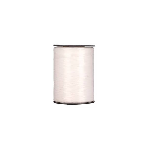 [00048BLA] CINTA PARA MOÑO LISA BOBINA 10MMX500MTS BLANCO