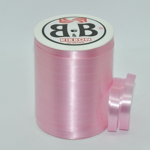 [00048ROS] CINTA PARA MOÑO LISA BOBINA 10MMX500MTS ROSA
