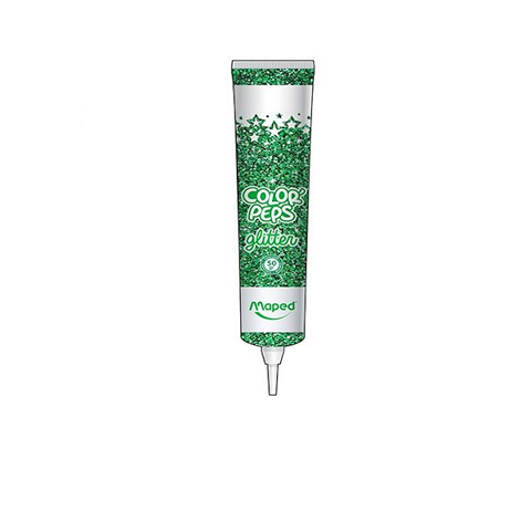 [812044] PEGAMENTO MAPED GLITTER 50G X1 VERDE DISCONTINUO