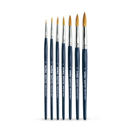 [560000] PINCEL GIOTTO TAKLON SERIE 500/0 X 12