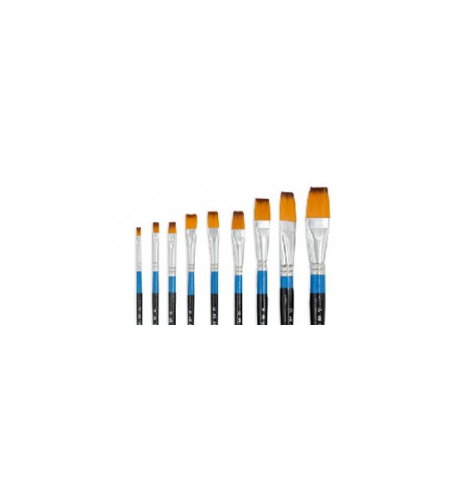 [440-8] PINCEL QUALITY PLANO CORTO N°8 400/440  SINTETICO MIXTO LIQUIDACION