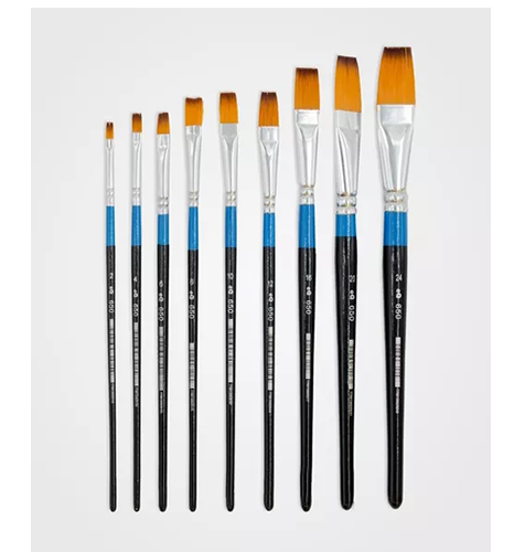 [650-4] PINCEL QUALITY CHATO N°4 650 SINTETICO MIXTO LIQUIDACION