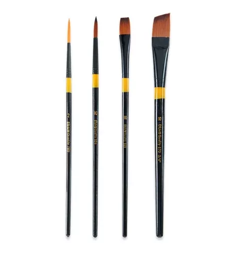 [670-8] PINCEL QUALITY ANGULAR N°8 670 SINTETICO MIXTO LIQUIDACION