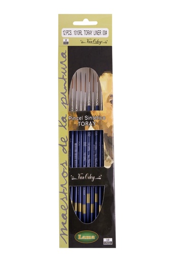 [1010RLC00] PINCEL LAMA LINER CORTO SINTETICO Nº00 X12