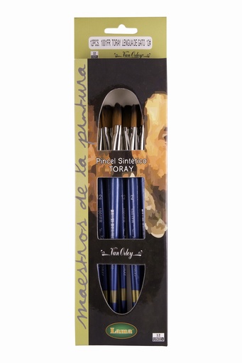 [1001FR12] PINCEL LAMA LENGUA/GATO SINTETICO Nº12 X12