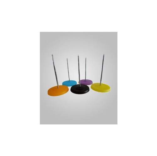 [500-0100] PINCHA PAPELES LIGGO COLORES SURTIDOS CLAVO NIQUEL