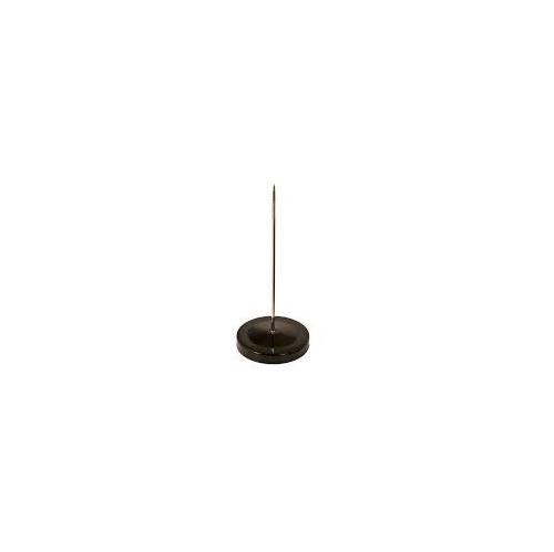 [500-0110] PINCHA PAPELES LIGGO NEGRO CLAVO NIQUELADO