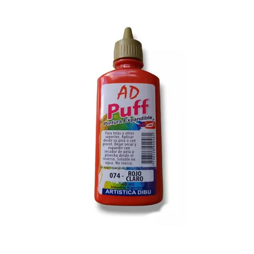 [058710-074] PINTURA PUFF AD 40ML ROJO CLARO