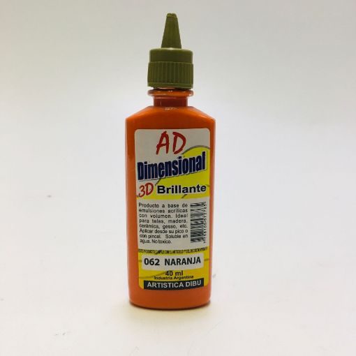 [058706-062] DIMEN.BRILLANTE 3D AD 40ML NARANJA