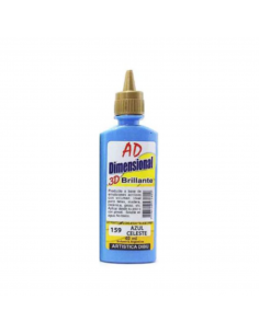 [058706-159] DIMEN.BRILLANTE 3D AD 40ML AZUL CELESTE
