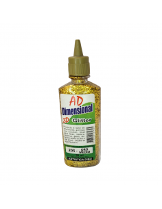 [058708-205] DIMEN.3D AD 40ML GLITTER ORO MEDIO