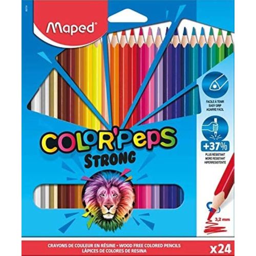 [862724] PINTURITAS MAPED COLORPEPS STRONG X 24 LARGAS