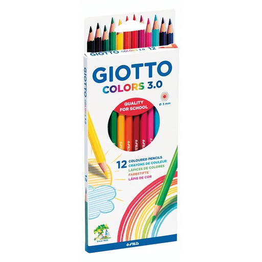 [F276600SA] PINTURITAS GIOTTO COLORS 3.0 X12