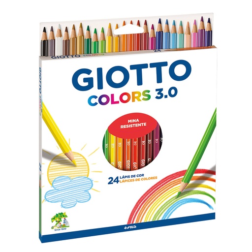 [F276700SA] PINTURITAS GIOTTO COLORS 3.0 X24