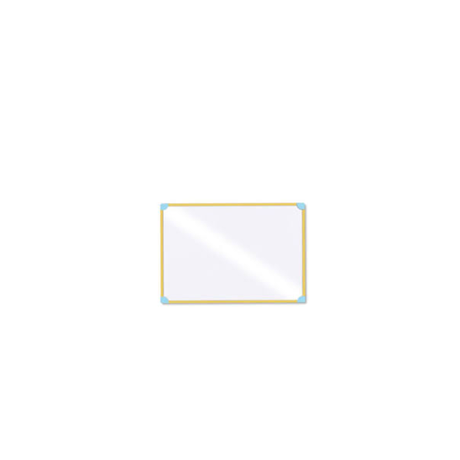 [510-0600AM] PIZARRA LIGGO 30X40 2 EN 1 AMARILLO PASTEL