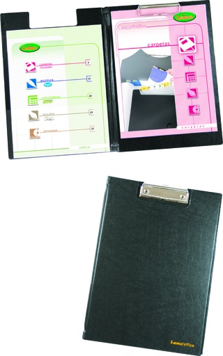 [CF703FC] PORTA BLOCK LAMA CON TAPA Y CLIP OFICIO