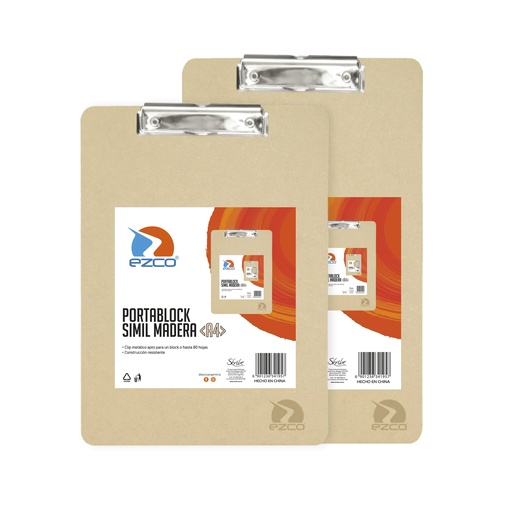 [305250-FC] PORTA BLOCK EZCO OF SIMIL MADERA