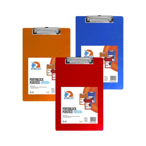 [305200-FC] PORTA BLOCK EZCO OF TRASLUCIDO COLORES