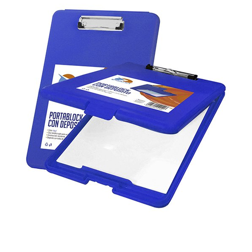 [305144-A] PORTA BLOCK EZCO CON DEPOSITO AZUL