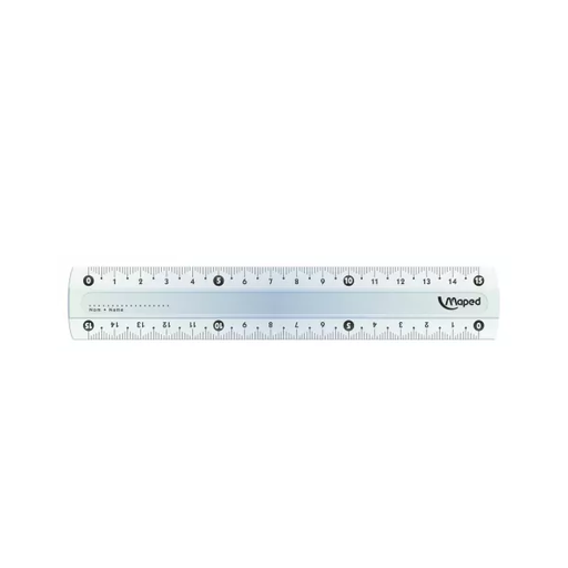 [146807] REGLA MAPED 15CM.CRISTAL START X20