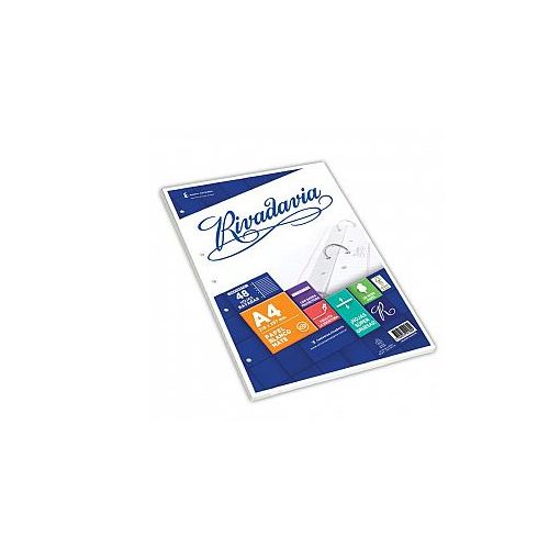 [493121] REPUESTO RIVADAVIA A4 48 HOJAS RAYADO