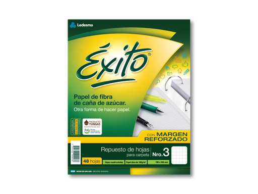 [100896] REPUESTO EXITO CON MARGEN X48H CUADRICULADO