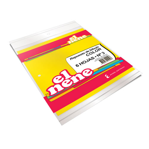 [210498] REPUESTO EL NENE Nº3 X 6 HOJAS COLOR