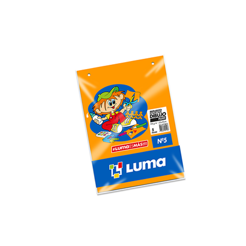 [80-52] REPUESTO LUMA N°5 X 5 HOJAS FLUO