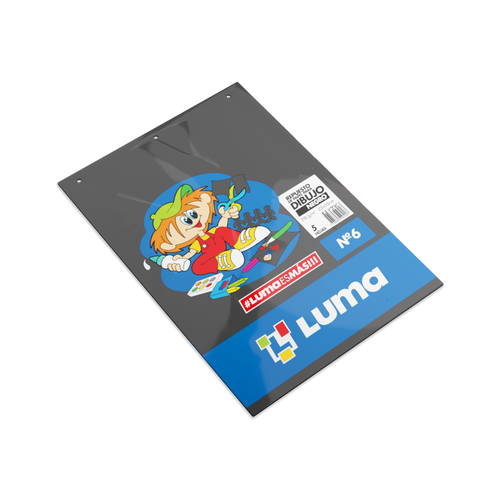 [80-63] REPUESTO LUMA N°6 X 5 HOJAS NEGRO