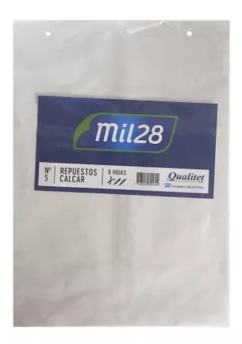 [1600] REPUESTO MIL28 Nº5 PARA CALCAR X8 HOJAS