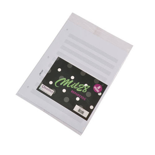 [5008] REPUESTO MIL28 Nº3 MUSICA X8 HOJAS