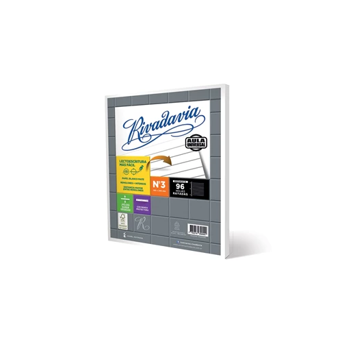 [458331] REPUESTO RIVADAVIA Nº3 AULA X96H RAYADO