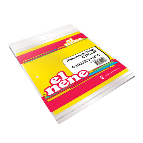 [211235] REPUESTO EL NENE Nº5 X 6 HOJAS COLOR