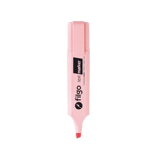 [TXM-C12-309] RESALTADOR FILGO CHATO X12 PASTEL ROSA