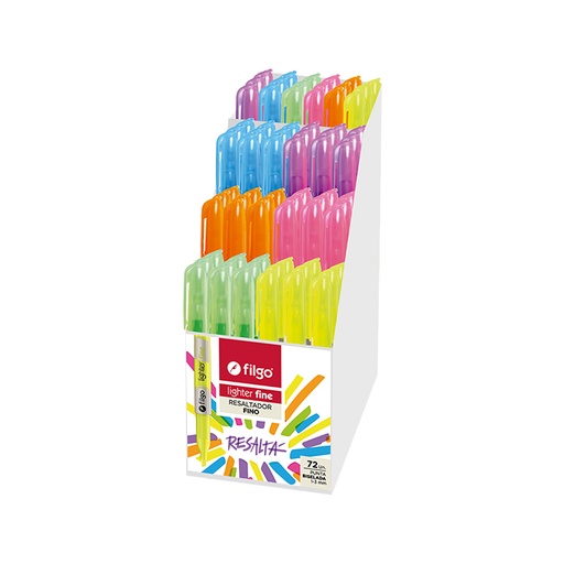 [SLF-D72-FLU] RESALTADOR FILGO FINO X72 FLUO