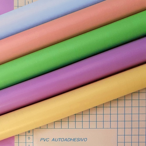 [0QP079811] ROLLO ADHESIVO MURESCO X10M COLOR PASTEL CELESTE