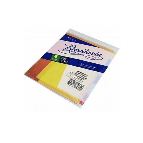 [522316] SEPARADOR ESCOLAR RIVADAVIA X6 CARTON