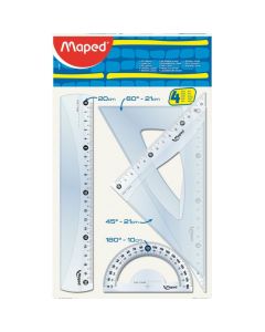 [242793ZM] SET GEOMETRIA MAPED START 20CM 3 PIEZAS