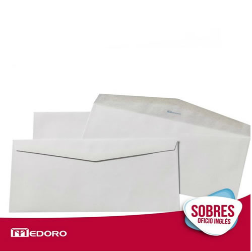 [6300] SOBRE MEDORO 120X235 1300 X500 70G OFICIO INGLES