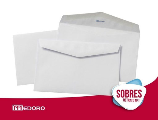 [1001] SOBRE MEDORO 125X190 1001 X250 90G RET.1