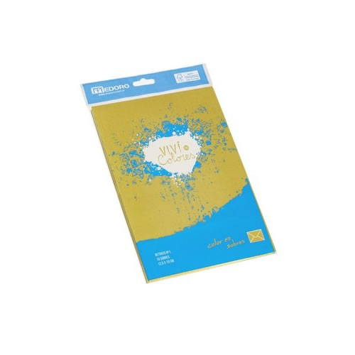 [1001DO] SOBRE MEDORO 1001 DORADO 125X190 X10